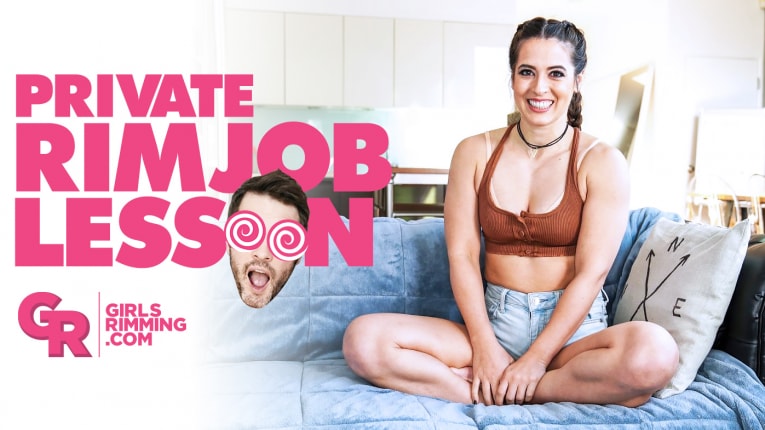 Girls Rimming: Abbie Maley – Private Rimjob Lesson